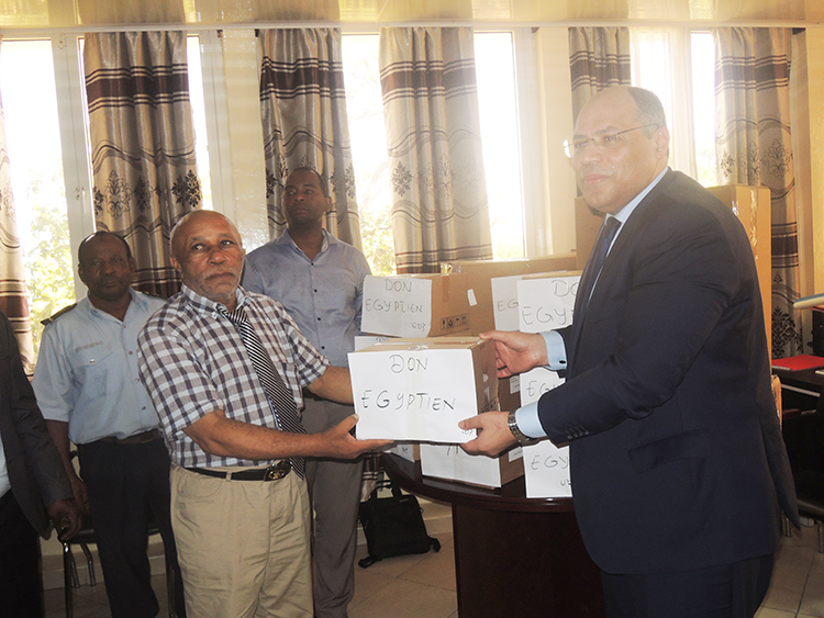 image Cyclone Kenneth / L'Egypte apporte aussi sa contribution